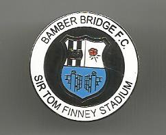 Bamber Bridge FC Nadel weiss
